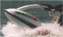 1995 Kawasaki 750 SX Poleski. White hull