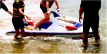 1996 Yamaha 1100 Waverider.  White hull 