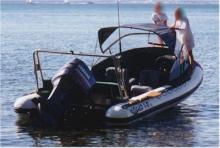 Naiad 5.8m5.8 m Naiad Alloy hulled infla