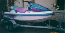 1996 Yamaha Waveventure. White hull and 