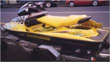 1998 SeaDoo Bombardier XP Ltd. Black hul