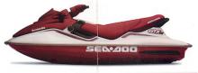 1998 Seadoo Bombadier GTX Ltd. Burgundy 