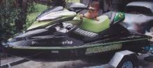 Seadoo 250hp, 1500cc.  Green and black. 