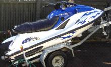 2002 Kawasaki Ultra 130, 1100cc.  Blue a