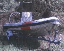 18ft Inflatable.  Has B.B.Y.C. Patrol in