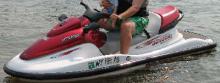 2003 Polaris Genesis PWC.  1200cc.  Whit
