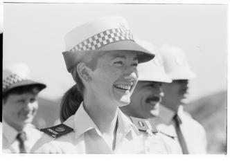 'Louise Caskey, top graduate in the Royal New Zealand