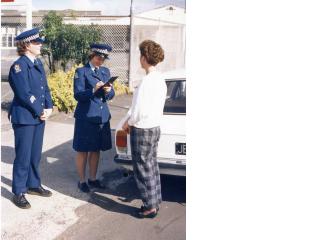 Sergeant Jan Chipman and Constable Ann-Marie Harvey of Otahuhu displays the different cut to the Policewoman’s tunic