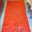 Red tarpaulin found at the scene in Waikowhai Park.