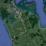 Map showing Karangahape Road to Port Waikato and grave location