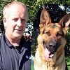 Senior Constable Bruce Lamb and Police Dog Gage