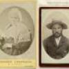 Photo of a woman and mug shot of Archibald Bell Campbell