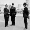 Historic photograph of three Police men on the beat circa 1910.
