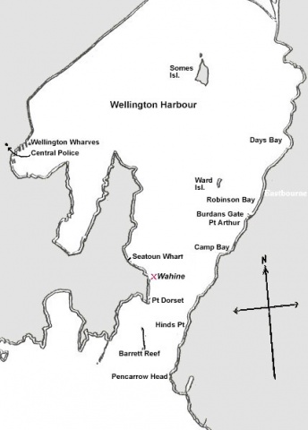 Wahine map