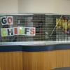 The message welcoming visitors to the Hamilton Police Station