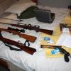 Other weapons located during the search