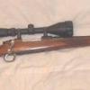A bolt action Ruger M77 bolt action rifle similar to the one stolen in the burglary
