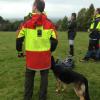 A specialist SAR dog during training on Mt Pirongia