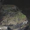 The innocent party's damaged car once the Falcon had been removed