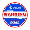 Operation SNAP warning sticker