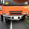 Damage to the underside of the truck