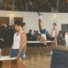 The cadets participate in strength and agility tests.