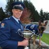 Patrol dog champions, Senior Constable Ben O'Connor and Ox.