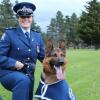 Senior Constable Sue Burridge competed for the first time with her dog Hades.
