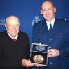 Graham McColl (Pvt McColl's nephew) and Senior Constable Karl Williams 