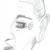 A police sketch of the tattoo