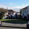 Police searching houses for drugs in Blenheim.