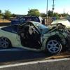scene of crash on Tram Road