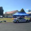 The scene of yesterday's incident