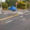 The scene where three people lost their lives west of Hamilton overnight
