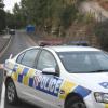 A view from the cordon where the man's body was found