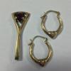 Pendant and earrings