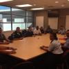 Pacific Police officers taking part in a prevention of domestic violence programme at Manukau Police Station