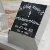The final resting place of Jessie Marguerite Fendall at the Oamaru Old Cemetery block.