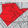 Map showing liquor ban area in Addington