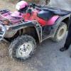 The quad-bike rammed by the offenders while escaping
