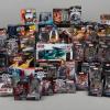 A large collection of Star Wars toys and figurines