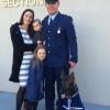 Senior Constable Blair Spalding and family