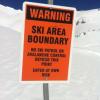 Mt Ruapehu warning sign