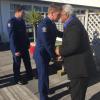 Marokopa Matakatea presents taonga to the new Manawatu police staff