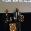 Senior Constables Owen Davies and Dave Robison with their trophies