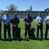 The NZ Police Dog team pictured after finishing the patrol dog trials