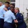 Wing 321 hongi General Manager Training Insp Scott Fraser and Acting General Manager Training Insp Sarah Stewart