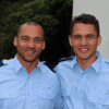 Brothers and award-winners Constables Joshua (L) and Riki Kauika