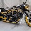 One of the motorcycles seized