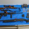 Firearms and ammunition seized